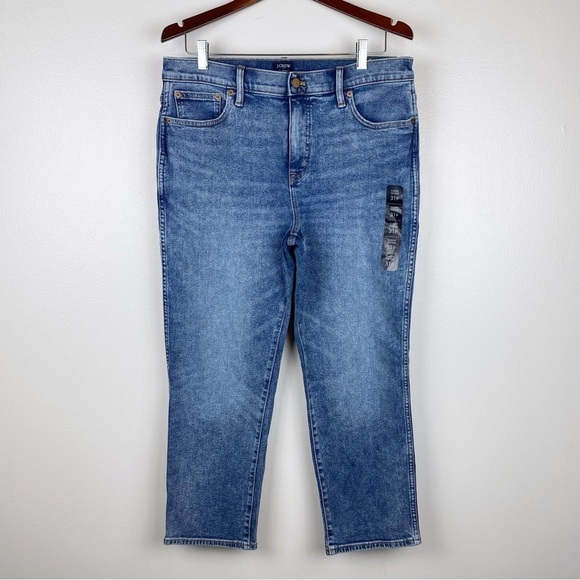 J. Crew Petite Classic Vintage All Day Stretch Straight Leg Jeans Size 31P NWT - Picture 1 of 8